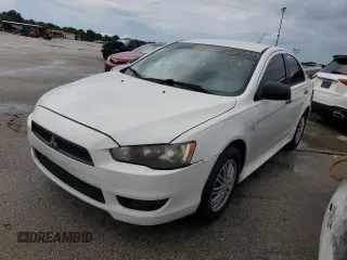 2010 Mitsubishi Lancer DE with VIN JA32U1FU2AU027030, listed as a Copart auction lot 73602924 with 184,968 mi miles and Non Repairable. Bid and sale history available at carsss.com. Image 1.
