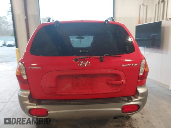 2003 Hyundai Santa Fe with VIN KM8SB12B83U510161, listed as a IAAI auction lot 42004585 with 98,106 mi miles. Bid and sale history available at carsss.com. Image 16.