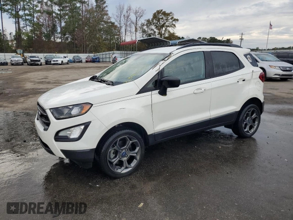 2018 Ford EcoSport SES z VIN MAJ6P1CL8JC240081, wystawiony jako Copart lot #83957294 z przebiegiem 39 193 mil mil oraz Szkoda całkowita • Salvage title. Historia ofert i sprzedaży dostępna na DreamBid. Obrazek 1.
