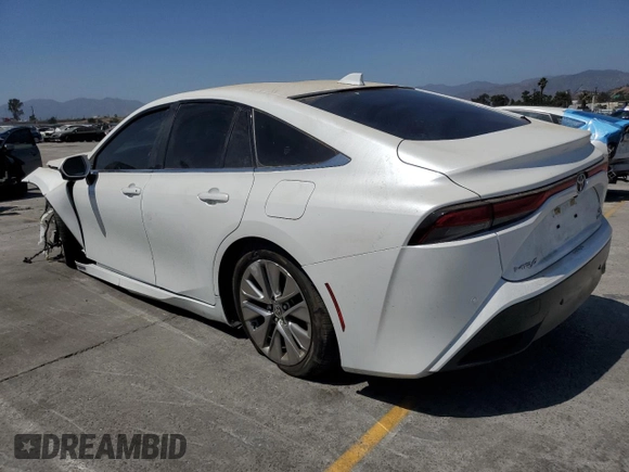2023 Toyota Mirai XLE z VIN JTDAAAAA5PA009456, wystawiony jako Copart lot #61081435 z przebiegiem 21 594 mil mil oraz Szkoda całkowita • Salvage title. Historia ofert i sprzedaży dostępna na DreamBid. Obrazek 2.