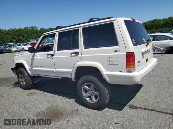 1998 Jeep Cherokee Sport with VIN 1J4FJ68S8WL116368, listed as a Copart auction lot 59228735 with 113,546 mi miles and Salvage title. Bid and sale history available at DreamBid. Image 2.