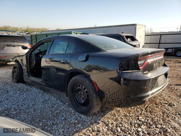 2019 Dodge Charger Police with VIN 2C3CDXKTXKH582032, listed as a Copart auction lot 49369095 with 43,096 mi miles and Salvage Title. Bid and sale history available at carsss.com. Image 2.