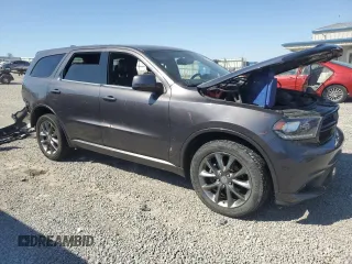 2015 Dodge Durango SXT with VIN 1C4RDJAGXFC750736, listed as a Copart auction lot 48340785 with 209,361 mi miles and Salvage Title. Bid and sale history available at DreamBid. Image 4.