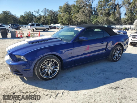 2014 Ford Mustang GT z VIN 1ZVBP8FF7E5221312, wystawiony jako Copart lot #45743855 z przebiegiem 37 267 mil mil oraz Szkoda całkowita • Salvage title. Historia ofert i sprzedaży dostępna na DreamBid. Obrazek 1.