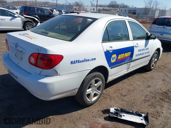 2005 Toyota Corolla CE with VIN JTDBR32E050056617, listed as a IAAI auction lot 41749530 with 299,999 mi miles and . Bid and sale history available at DreamBid. Image 4.