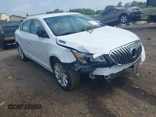 2014 Buick LaCrosse Leather with VIN 1G4GB5G33EF126617, listed as a IAAI auction lot 42614557 with 63,896 mi miles and . Bid and sale history available at DreamBid. Image 1.