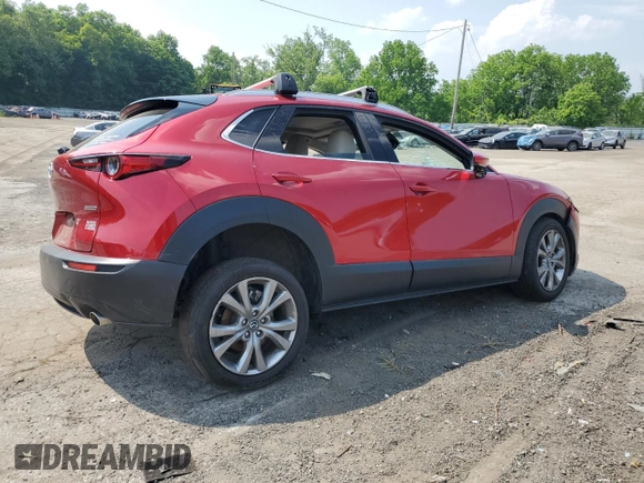 2023 Mazda CX-30 S Premium with VIN 3MVDMBDM2PM577052, listed as a Copart auction lot 59625945 with Not provided miles and Salvage title. Bid and sale history available at DreamBid. Image 3.