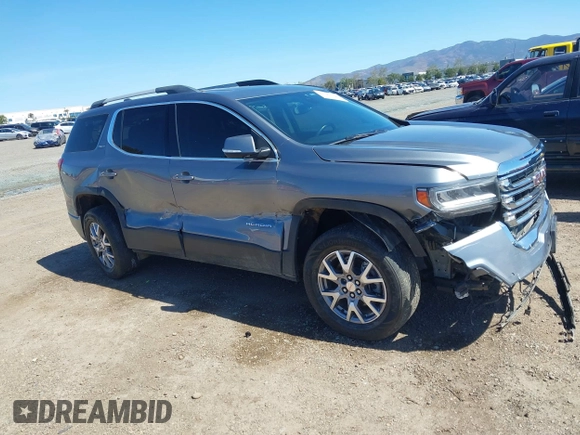 2021 GMC Acadia SLT with VIN 1GKKNMLS1MZ218856, listed as a IAAI auction lot 41797665 with 59,958 mi miles. Bid and sale history available at carsss.com. Image 6.