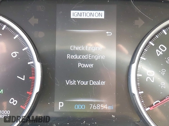 2021 Toyota RAV4 XLE with VIN 2T3W1RFV3MW164777, listed as a IAAI auction lot 41708032 with 76,854 mi miles. Bid and sale history available at carsss.com. Image 19.