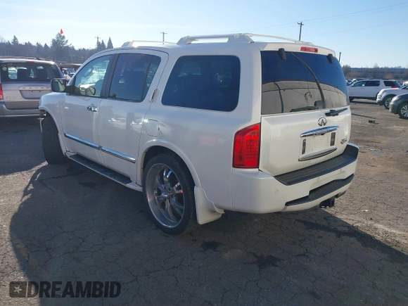2004 Infiniti QX56 with VIN 5N3AA08CX4N812210, listed as a IAAI auction lot 41402934 with 175,995 mi miles. Bid and sale history available at carsss.com. Image 3.