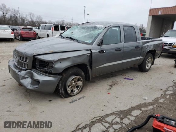 2010 Dodge Dakota SXT with VIN 1D7CW3GP7AS176121, listed as a Copart auction lot 85169354 with Not Provided miles and Salvage Title. Bid and sale history available at DreamBid. Image 1.