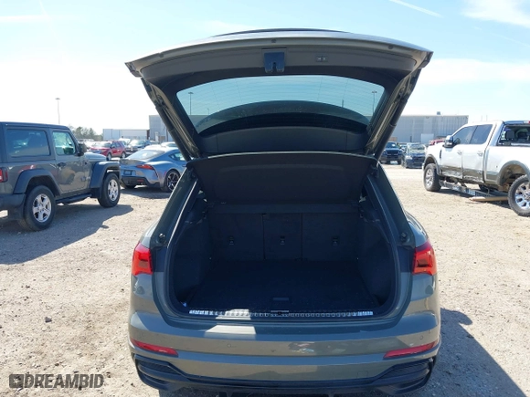 2020 Audi Q3 S line Premium Plus with VIN WA1EECF38L1089559, listed as a IAAI auction lot 41715264 with 74,192 mi miles. Bid and sale history available at carsss.com. Image 17.