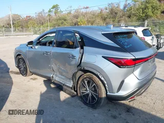 2023 Lexus RX with VIN 2T2BAMBA0PC006931, listed as a IAAI auction lot 41508740 with 19,406 mi miles. Bid and sale history available at carsss.com. Image 3.