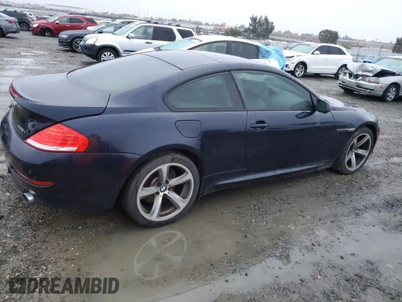 2008 BMW 6 Series 650i z VIN WBAEA53518CV90157, wystawiony jako Copart lot #82015684 z przebiegiem 170 898 mil mil oraz Czysty tytuł • Clean title. Historia ofert i sprzedaży dostępna na DreamBid. Obrazek 3.