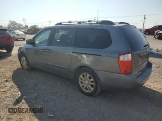 2007 Kia Sedona EX with VIN KNDMB233976173357, listed as a Copart auction lot 75049784 with 213,508 mi miles and Salvage Title. Bid and sale history available at carsss.com. Image 2.