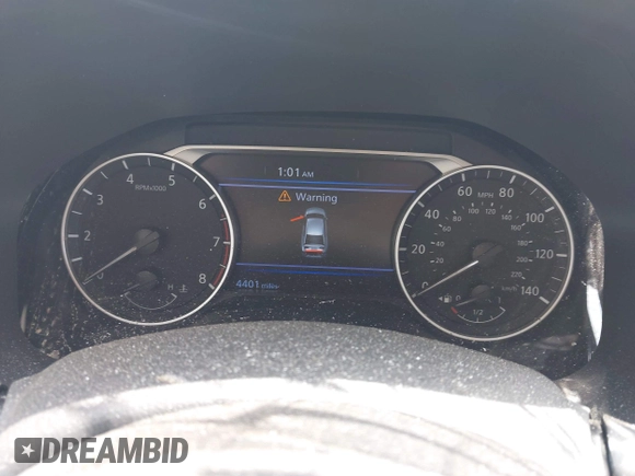 2025 Nissan Altima SV with VIN 1N4BL4DV3SN373851, listed as a IAAI auction lot 42123464 with 4,401 mi miles and . Bid and sale history available at DreamBid. Image 14.