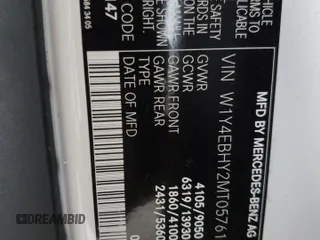 2021 Mercedes-Benz Sprinter Cargo with VIN W1Y4EBHY2MT057616, listed as a Copart auction lot 64847084 with 88,142 mi miles and Clean Title. Bid and sale history available at carsss.com. Image 13.