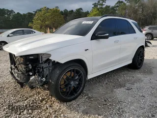 2021 Mercedes-Benz GLE 53 AMG with VIN 4JGFB6BB0MA442164, listed as a Copart auction lot 42357015 with 72,364 mi miles and Salvage title. Bid and sale history available at DreamBid. Image 1.