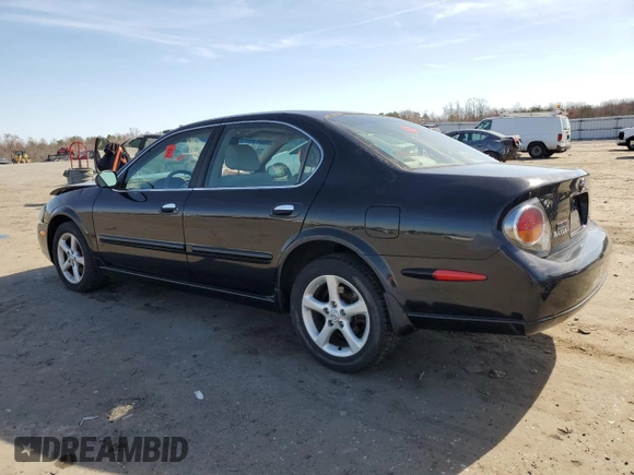 2002 Nissan Maxima GXE z VIN JN1DA31D92T409717, wystawiony jako Copart lot #49413035 z przebiegiem 90 697 mil mil oraz Szkoda całkowita • Salvage title. Historia ofert i sprzedaży dostępna na DreamBid. Obrazek 2.