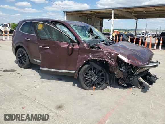 2022 Kia Telluride SX with VIN 5XYP54HC7NG276196, listed as a Copart auction lot 48282323 with 11,643 mi miles and Salvage title. Bid and sale history available at DreamBid. Image 4.