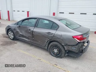2013 Honda Civic LX with VIN 19XFB2F50DE066189, listed as a IAAI auction lot 41967791 with 75,900 mi miles and . Bid and sale history available at DreamBid. Image 3.