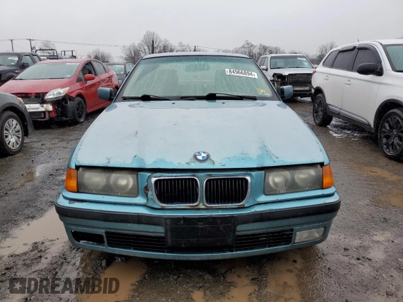 1997 BMW 3 Series 318iA with VIN WBACC0320VEK24863, listed as a Copart auction lot 84966894 with 141,618 mi miles and Clean Title. Bid and sale history available at carsss.com. Image 5.