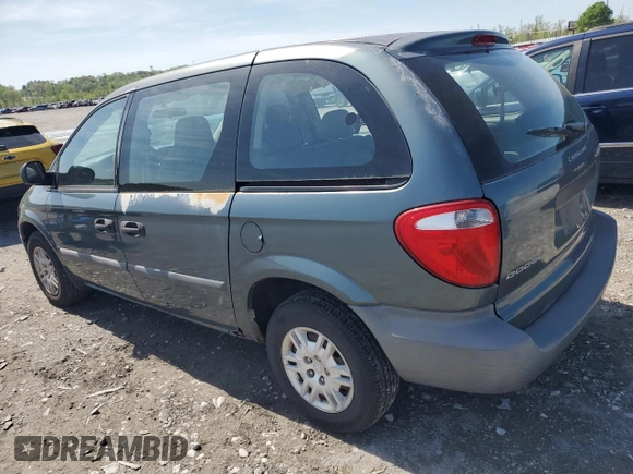 2005 Dodge Caravan SE with VIN 1D4GP25B75B227281, listed as a Copart auction lot 54076975 with 166,419 mi miles and Salvage title. Bid and sale history available at DreamBid. Image 2.