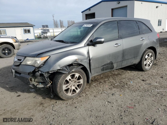 2007 Acura MDX with VIN 2HNYD28217H521785, listed as a Copart auction lot 42748145 with 143,108 mi miles and Salvage Title. Bid and sale history available at carsss.com. Image 1.