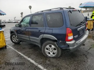 2002 Mazda Tribute LX with VIN 4F2YU09132KM45424, listed as a Copart auction lot 47778905 with 196,982 mi miles and Salvage Title. Bid and sale history available at carsss.com. Image 2.