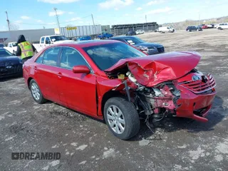 2007 Toyota Camry CE with VIN JTNBE46K573115563, listed as a IAAI auction lot 41971937 with 132,427 mi miles and . Bid and sale history available at DreamBid. Image 1.