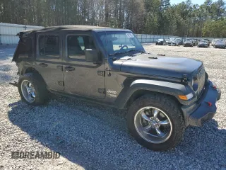 2020 Jeep Wrangler Unlimited Sport S с VIN 1C4HJXDG2LW104085, выставлен на аукционе Copart как лот 49573955 с пробегом 45 853 миль миль и Списание • Salvage title. История ставок и продаж доступна на DreamBid. Изображение 4.