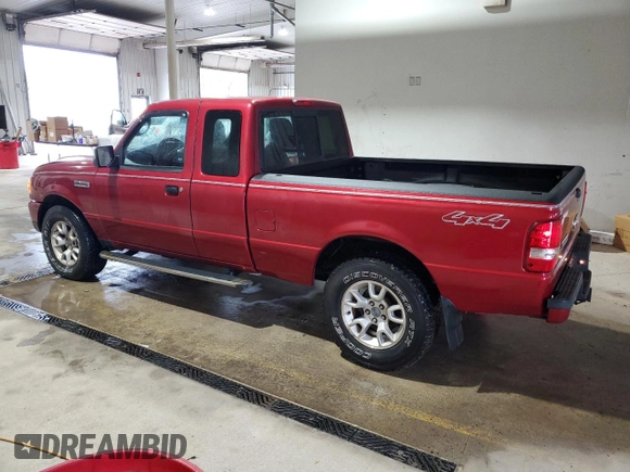 2010 Ford Ranger XLT with VIN 1FTLR4FE1APA70550, listed as a Copart auction lot 56716325 with 77,529 mi miles and Salvage title. Bid and sale history available at DreamBid. Image 2.