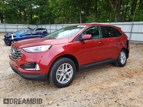 2021 Ford Edge SEL z VIN 2FMPK3J90MBA64689, wystawiony jako Copart lot #55037965 z przebiegiem 39 430 mil mil oraz Szkoda całkowita • Salvage title. Historia ofert i sprzedaży dostępna na DreamBid. Obrazek 1.