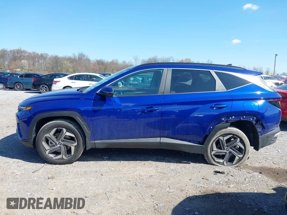 2023 Hyundai Tucson SEL with VIN 5NMJFCAE9PH172567, listed as a IAAI auction lot 41995121 with 23,638 mi miles. Bid and sale history available at carsss.com. Image 14.