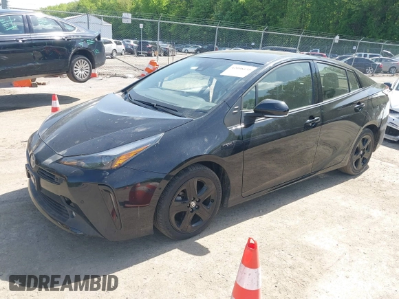 2022 Toyota Prius L Eco with VIN JTDKAMFU0N3175619, listed as a IAAI auction lot 42098135 with 72,984 mi miles and . Bid and sale history available at DreamBid. Image 17.