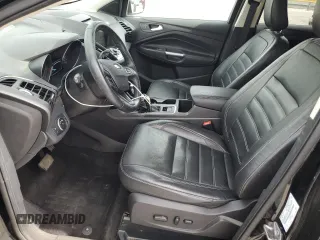 2018 Ford Escape Titanium with VIN 1FMCU0J92JUC84901, listed as a Copart auction lot 60428635 with 69,210 mi miles and Salvage title. Bid and sale history available at DreamBid. Image 7.