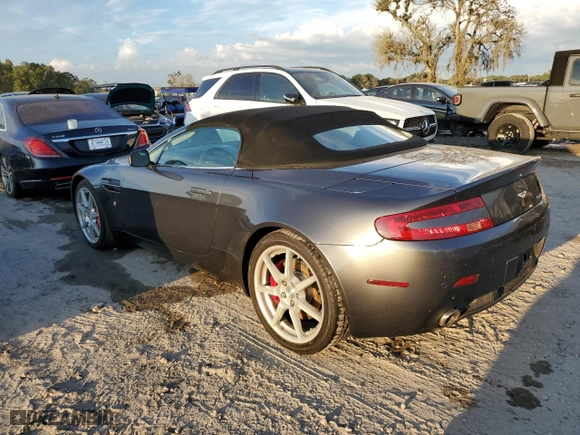 2008 Aston Martin Vantage with VIN SCFBB04B88GD08555, listed as a Copart auction lot 73878724 with 0 mi miles and Salvage Title. Bid and sale history available at carsss.com. Image 2.