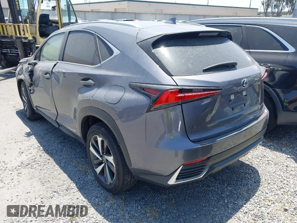 2020 Lexus NX 300h with VIN JTJGJRDZ7L5008111, listed as a IAAI auction lot 42116245 with Not provided miles and . Bid and sale history available at DreamBid. Image 3.