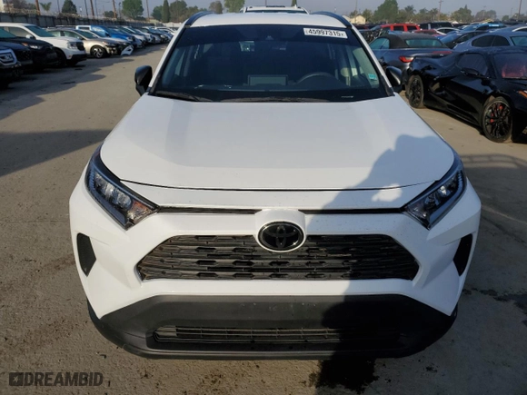 2021 Toyota RAV4 LE with VIN 2T3H1RFV3MW166926, listed as a Copart auction lot 45997315 with 54,244 mi miles and Salvage Title. Bid and sale history available at carsss.com. Image 5.