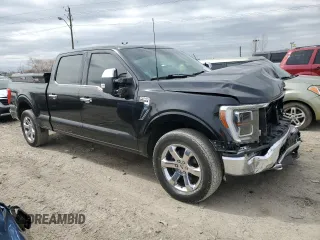 2021 Ford F-150 XL with VIN 1FTFW1E83MFB66545, listed as a Copart auction lot 49702825 with 84,078 mi miles and Salvage title. Bid and sale history available at DreamBid. Image 4.