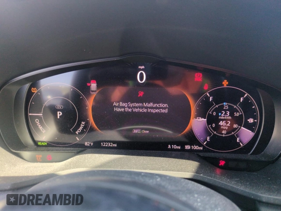 2024 Mazda CX-90 Premium Plus with VIN JM3KKEHA6R1151288, listed as a Copart auction lot 53040705 with 12,232 mi miles and Salvage title. Bid and sale history available at DreamBid. Image 9.