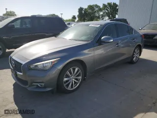 2017 Infiniti Q50 2.0t with VIN JN1CV7AP7HM641561, listed as a Copart auction lot 53192645 with 179,317 mi miles and Clean Title. Bid and sale history available at carsss.com. Image 1.