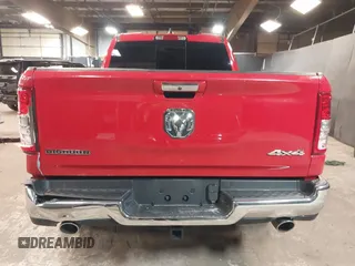 2020 Ram 1500 Big Horn with VIN 1C6SRFBT3LN222815, listed as a IAAI auction lot 41843105 with 45,276 mi miles. Bid and sale history available at carsss.com. Image 17.