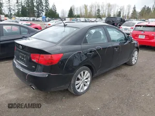 2010 Kia Forte SX with VIN KNAFW4A38A5123068, listed as a IAAI auction lot 41934416 with 95,097 mi miles. Bid and sale history available at carsss.com. Image 4.