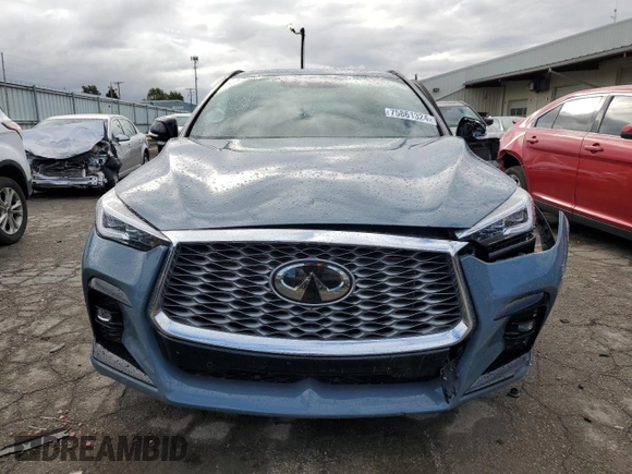 2022 Infiniti QX55 Sensory with VIN 3PCAJ5L33NF100915, listed as a Copart auction lot 75861324 with Not provided miles and Salvage title. Bid and sale history available at DreamBid. Image 5.
