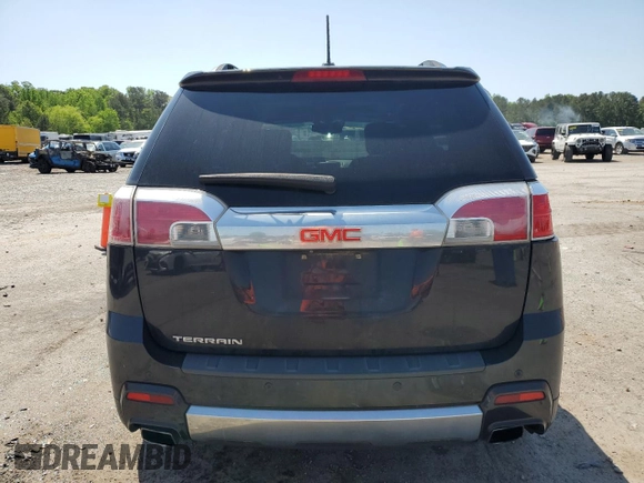 2015 GMC Terrain Denali with VIN 2GKFLUE3XF6147362, listed as a Copart auction lot 52521935 with 166,350 mi miles and Salvage Title. Bid and sale history available at DreamBid. Image 6.