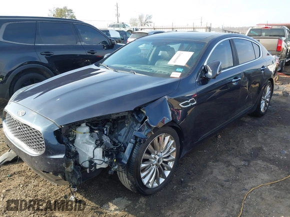 2015 Kia K900 Luxury with VIN KNALW4D42F6021502, listed as a IAAI auction lot 40900852 with 118,993 mi miles. Bid and sale history available at carsss.com. Image 18.