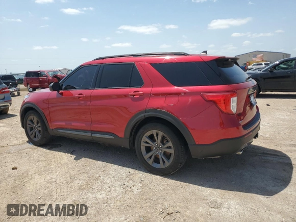 2021 Ford Explorer XLT with VIN 1FMSK7DH7MGA83088, listed as a Copart auction lot 54221255 with 107,489 mi miles and Clean Title. Bid and sale history available at carsss.com. Image 2.