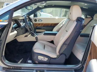 2014 Rolls-Royce Wraith with VIN SCA665C58EUX84660, listed as a Copart auction lot 76050444 with 46,271 mi miles and Salvage Title. Bid and sale history available at carsss.com. Image 7.