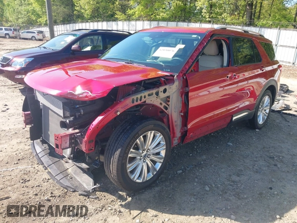 2021 Ford Explorer Limited with VIN 1FMSK7FH8MGB67160, listed as a IAAI auction lot 42030076 with 44,760 mi miles. Bid and sale history available at carsss.com. Image 6.